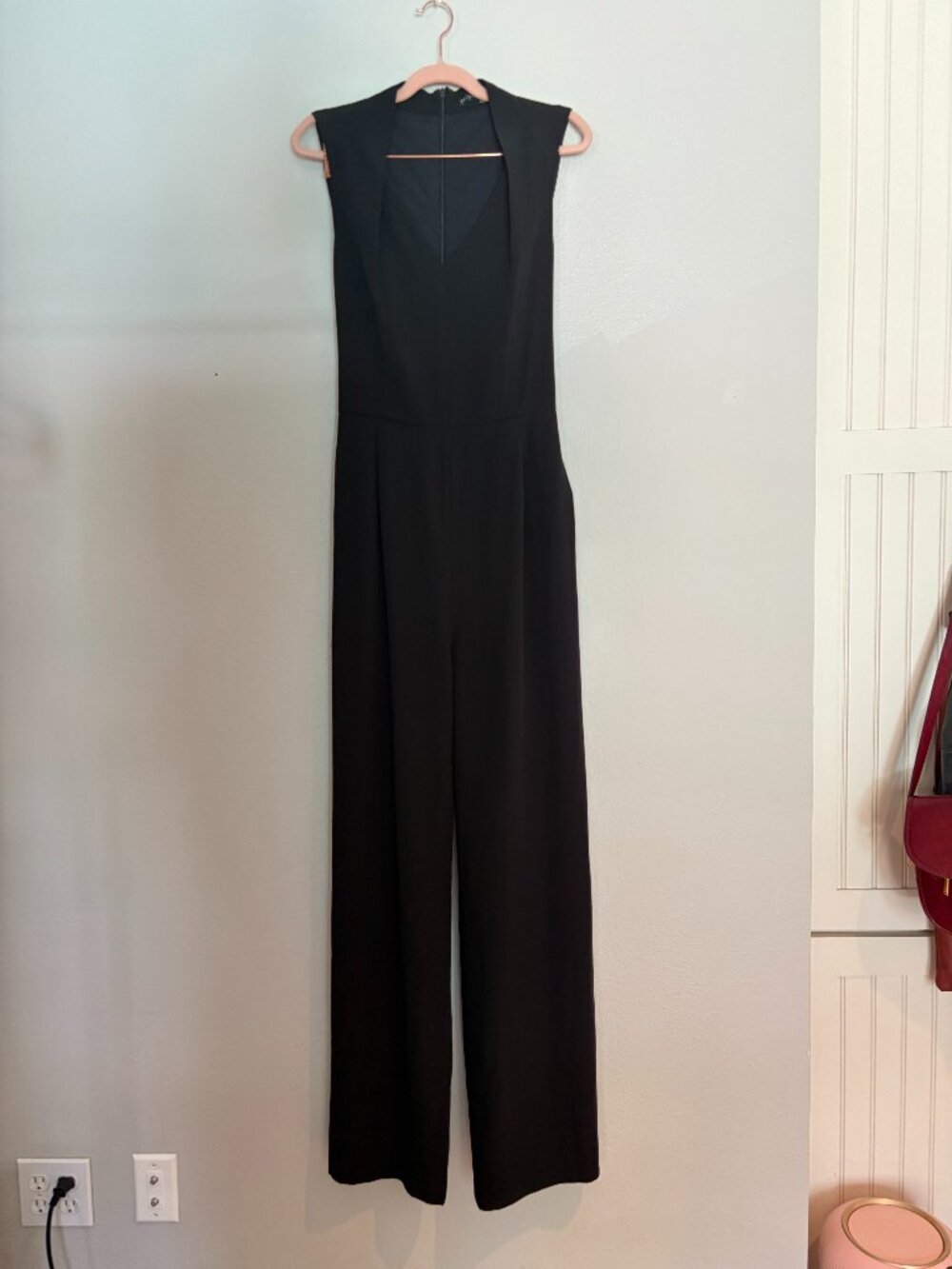 Antonio Melani | Black Sleeveless Wide-Leg Jumpsuit 12